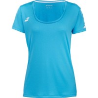 Camiseta Babolat giocano Capsleeve Azul Cian Mujer