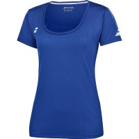 Camiseta Babolat Play Capsleeve Azul Mujer