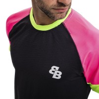 BB Gioco Nero Rosa Melone T-Shirt - Barata Oferta Outlet