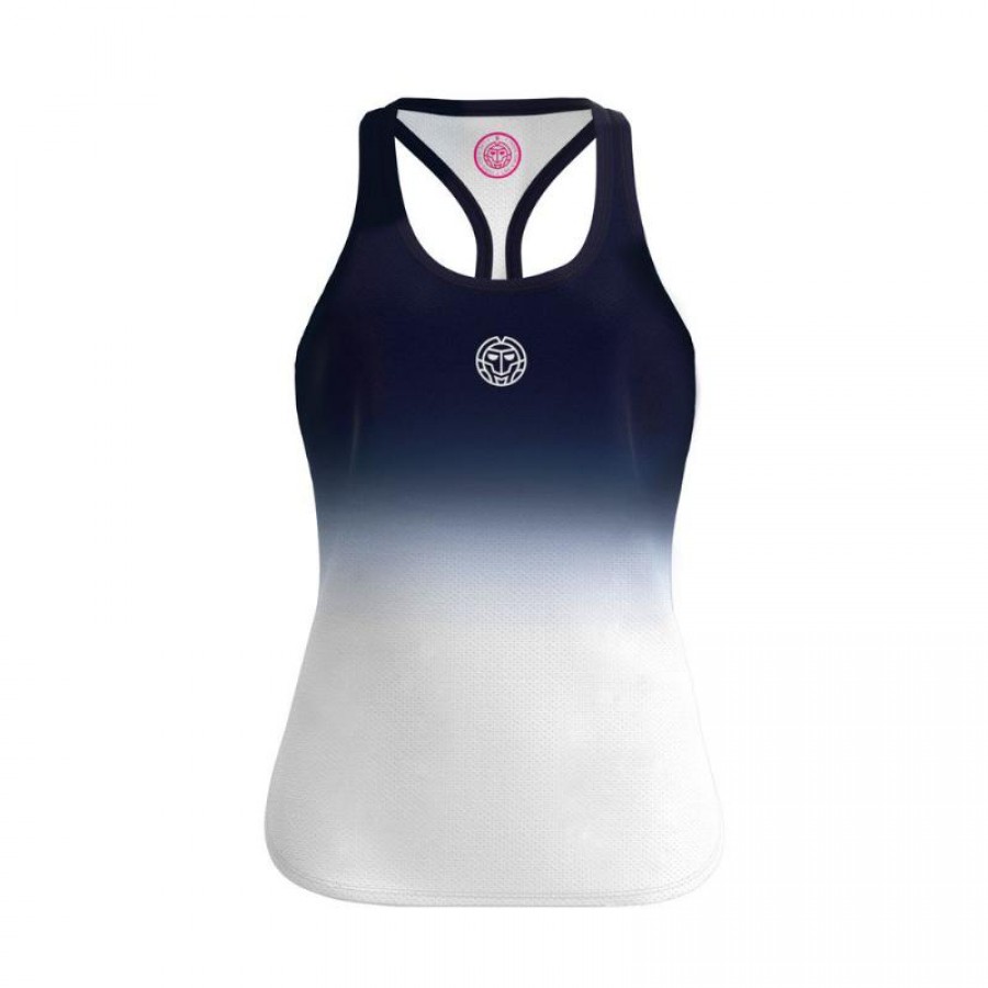 Bidi Badu Crew Gradiant Maglietta Blu Scuro Bianco Donna  Offerta + Economico