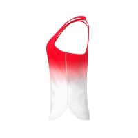 Bidi Badu Crew Gradiant Rosso Bianco Maglietta Donna  Offerta + Economico