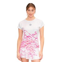 Camiseta Bidi Badu Decorazione Capsleeve Blanco Mujer