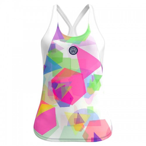 Bidi Badu Kaleido White Mix Maglietta da donna