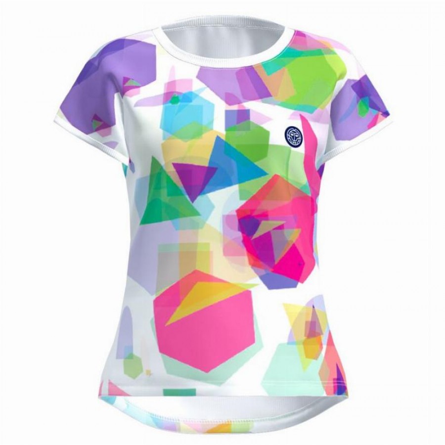 Bidi Badu Kaleido Capsleeve White Mix Maglietta da donna  Offerta + Economico