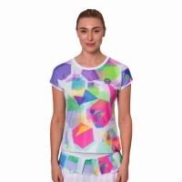 Bidi Badu Kaleido Capsleeve White Mix Maglietta da donna  Offerta + Economico