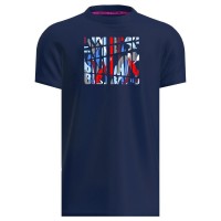 Bidi Badu New York Chill Maglietta Blu Scuro Rosso  Offerta + Economico