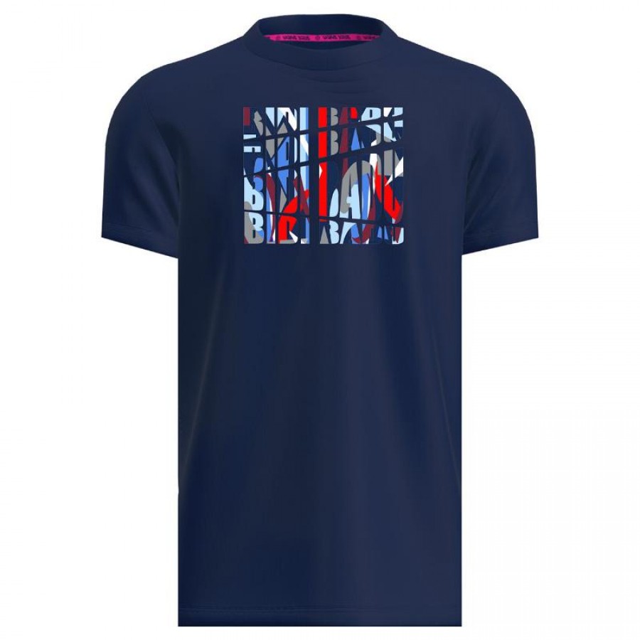 Bidi Badu New York Chill Maglietta Blu Scuro Rosso  Offerta + Economico
