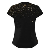Bidi Badu Paris Capsleeve Nero Oro T-Shirt Donna  Offerta + Economico