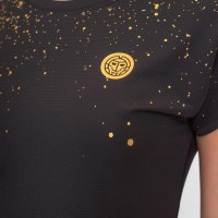 Bidi Badu Paris Capsleeve Nero Oro T-Shirt Donna  Offerta + Economico