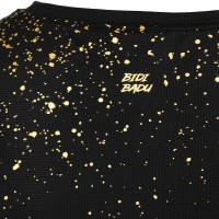 Bidi Badu Paris Capsleeve Nero Oro T-Shirt Donna  Offerta + Economico