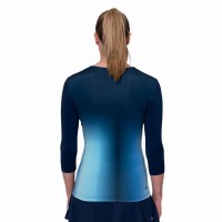 Bidi Badu Spectrum V-Neck Aqua Blu Scuro Maglietta da donna