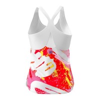 Bidi Badu Bretella Maglietta Wild Arts Bianco Mix Donna  Offerta + Economico