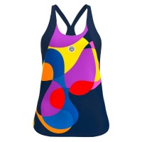 Bidi Badu Twiggy Blu Scuro Mix Maglietta Donna  Offerta + Economico