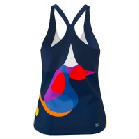 Bidi Badu Twiggy Blu Scuro Mix Maglietta Donna  Offerta + Economico