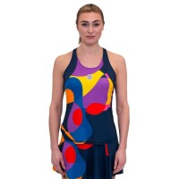 Bidi Badu Twiggy Blu Scuro Mix Maglietta Donna  Offerta + Economico
