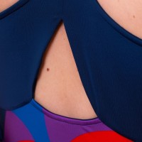 Bidi Badu Twiggy Blu Scuro Mix Maglietta Donna  Offerta + Economico