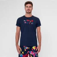 Camiseta Bidi Badu Wild Arts Chill Azul Oscuro Rojo Mix  Offerta + Economico