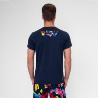 Camiseta Bidi Badu Wild Arts Chill Azul Oscuro Rojo Mix  Offerta + Economico