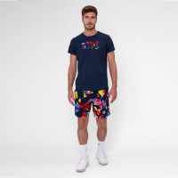 Camiseta Bidi Badu Wild Arts Chill Azul Oscuro Rojo Mix  Offerta + Economico