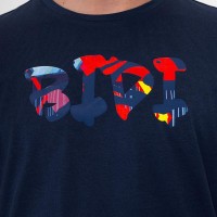 Camiseta Bidi Badu Wild Arts Chill Azul Oscuro Rojo Mix  Offerta + Economico