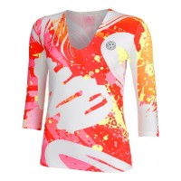 Camiseta Bidi Badu Wild Arts Scollo a V Blanco Mix Mujer  Offerta + Economico