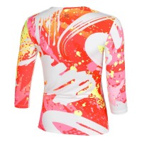 Camiseta Bidi Badu Wild Arts Scollo a V Blanco Mix Mujer  Offerta + Economico