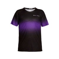 T-shirt nera nera alaska nera viola