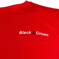 Maglietta nera Crown Inca Rossa  Offerta + Economico