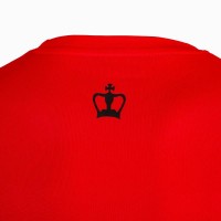 Maglietta nera Crown Inca Rossa  Offerta + Economico