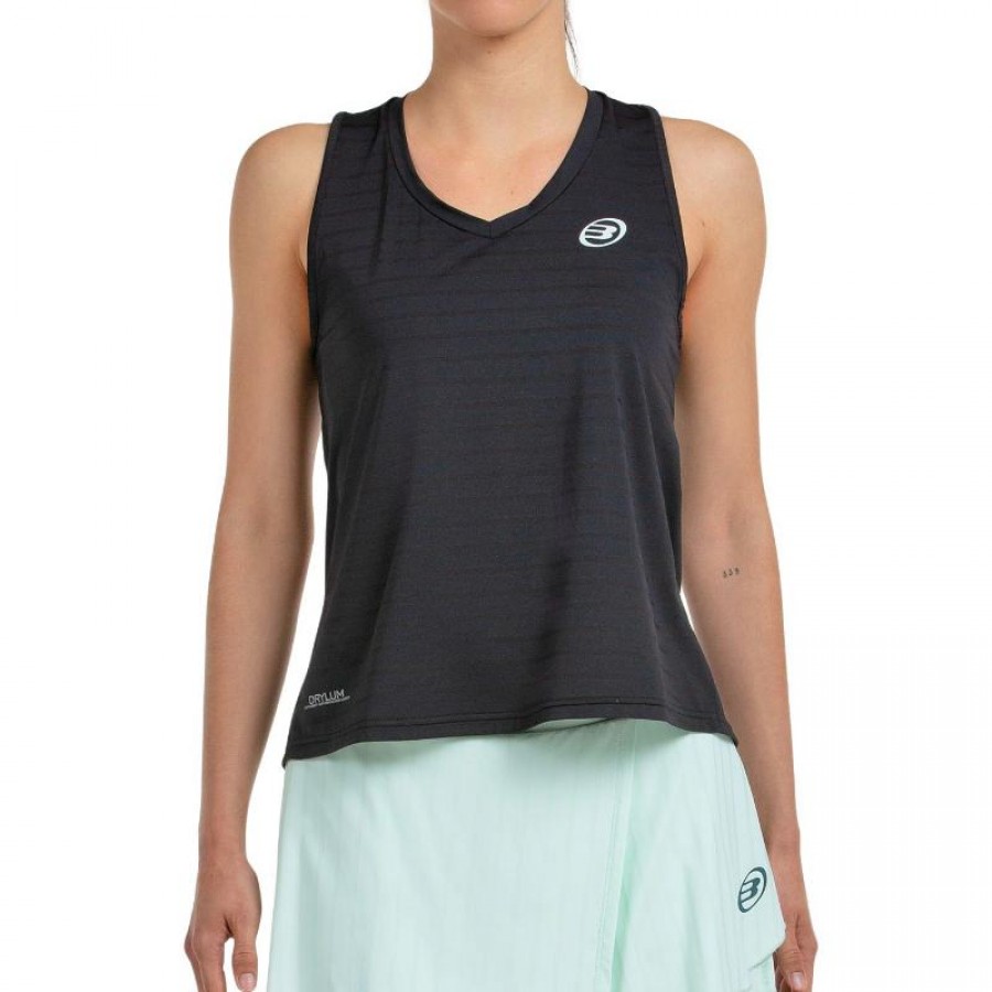 Bullpadel Adies Maglietta Bicolore Nera  Offerta + Economico