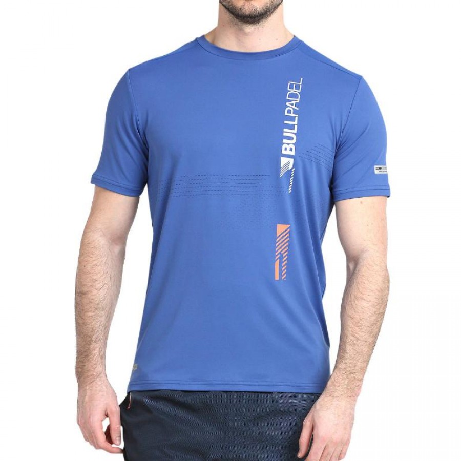 Maglietta Bullpadel Adive Blu Profondo  Offerta + Economico