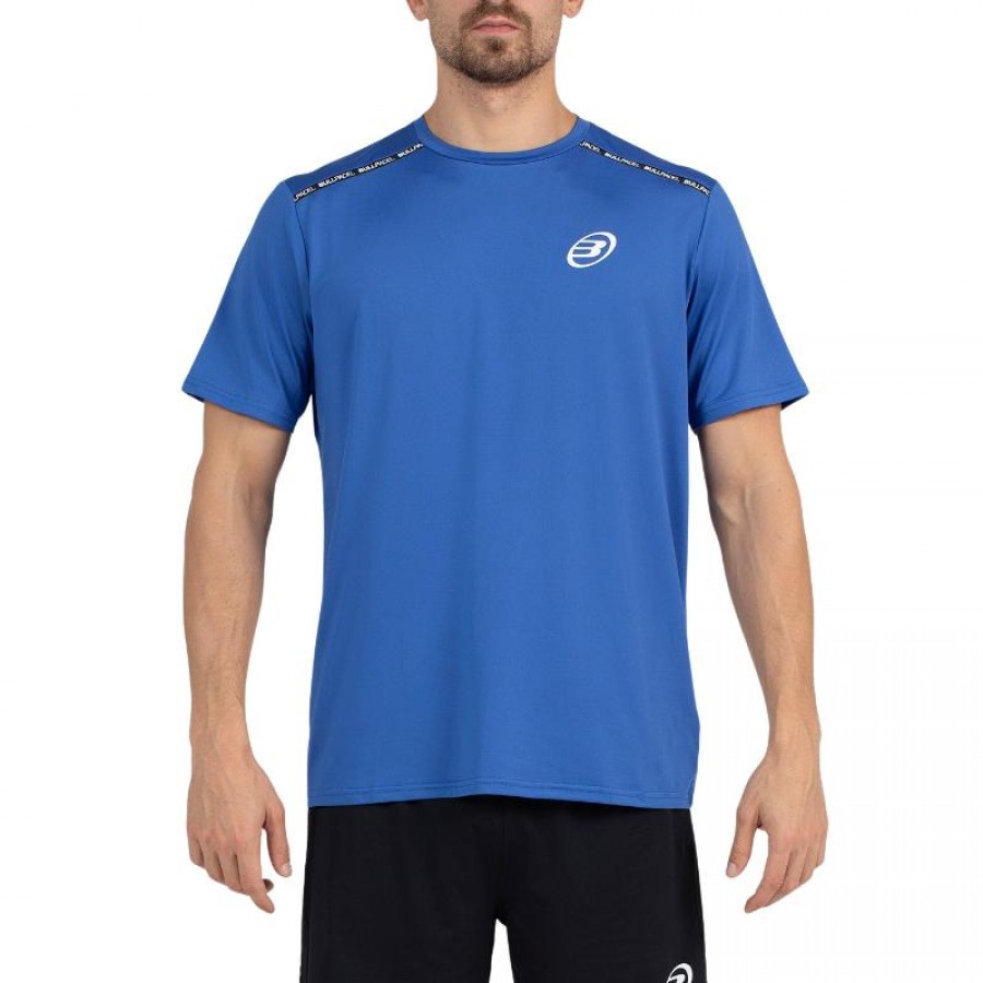 Maglietta Bullpadel Adventure Blu Intenso