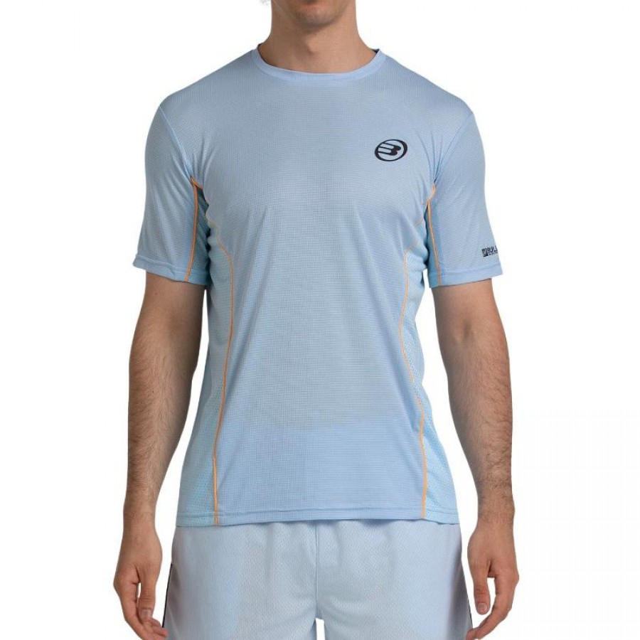 T-shirt blu Bullpadel Cerezal Glacier