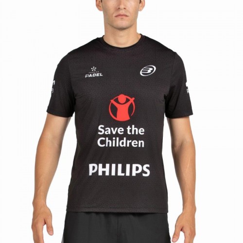 Bullpadel Di Nenno Mofero Premier Padel Maglietta Nera