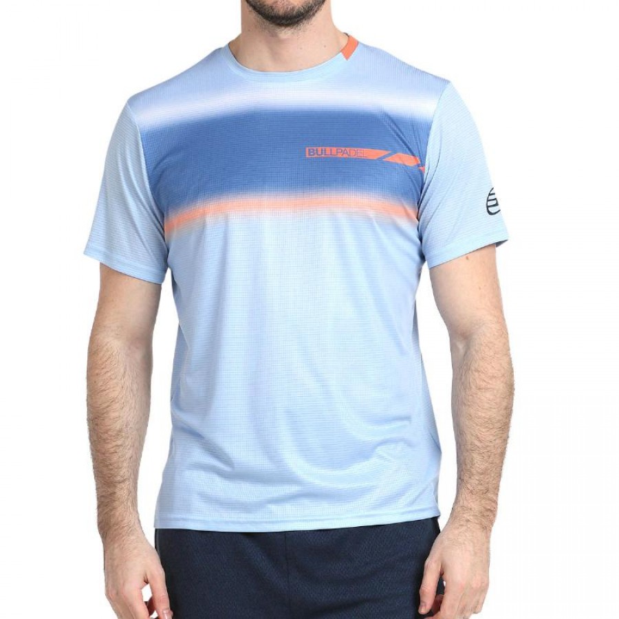 Maglietta Bullpadel Lacquer Glacier Blu  Offerta + Economico