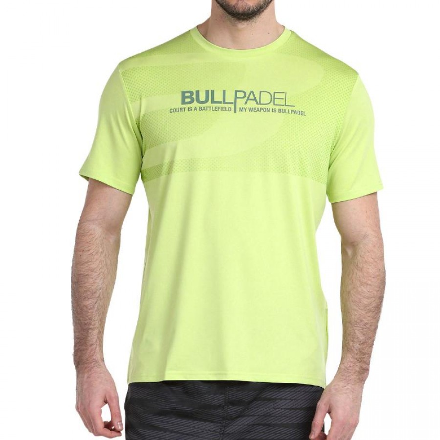 Maglietta Bullpadel Leteo Giallo Sulphur Vigore  Offerta + Economico