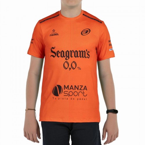 Bullpadel Paquito Navarro Premier Padel Mesia Maglietta Junior in terra battuta