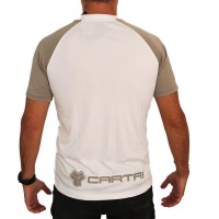 Cartri Match T-shirt Bianco Grigio  Offerta + Economico