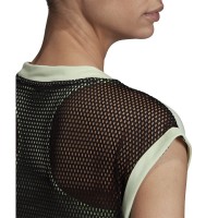 T-Shirt con Top Adidas New York Green Black
