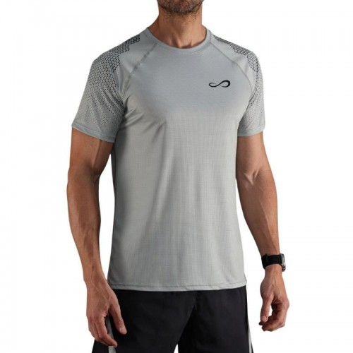 T-shirt grigia esagono infinita e combattiva