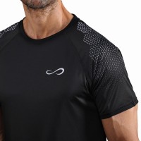 Maglietta nera esagono infinita e combattiva