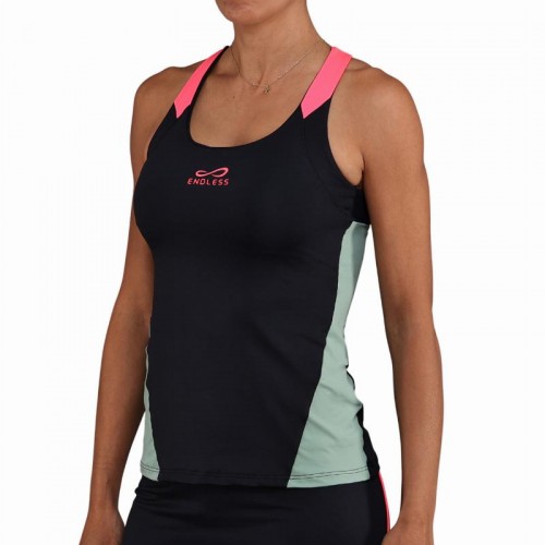 Endless Grace Maglietta Nero Verde Bosco