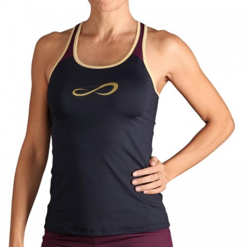 Endless Minimal Pupura Maglietta Nera