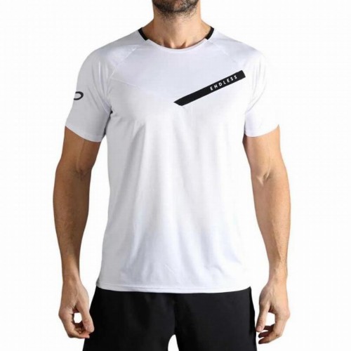 Endless Tracer T-shirt Bianco Nero