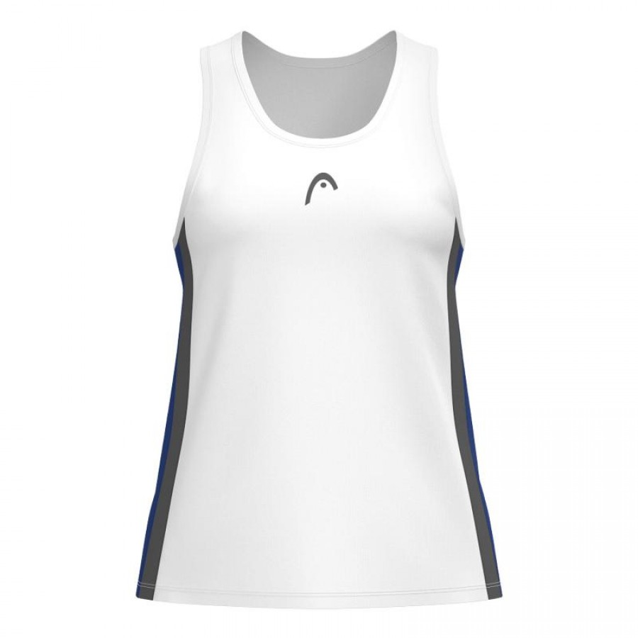 Head Club 25 Tech Bianco Blu Royal Maglietta Donna  Offerta + Economico