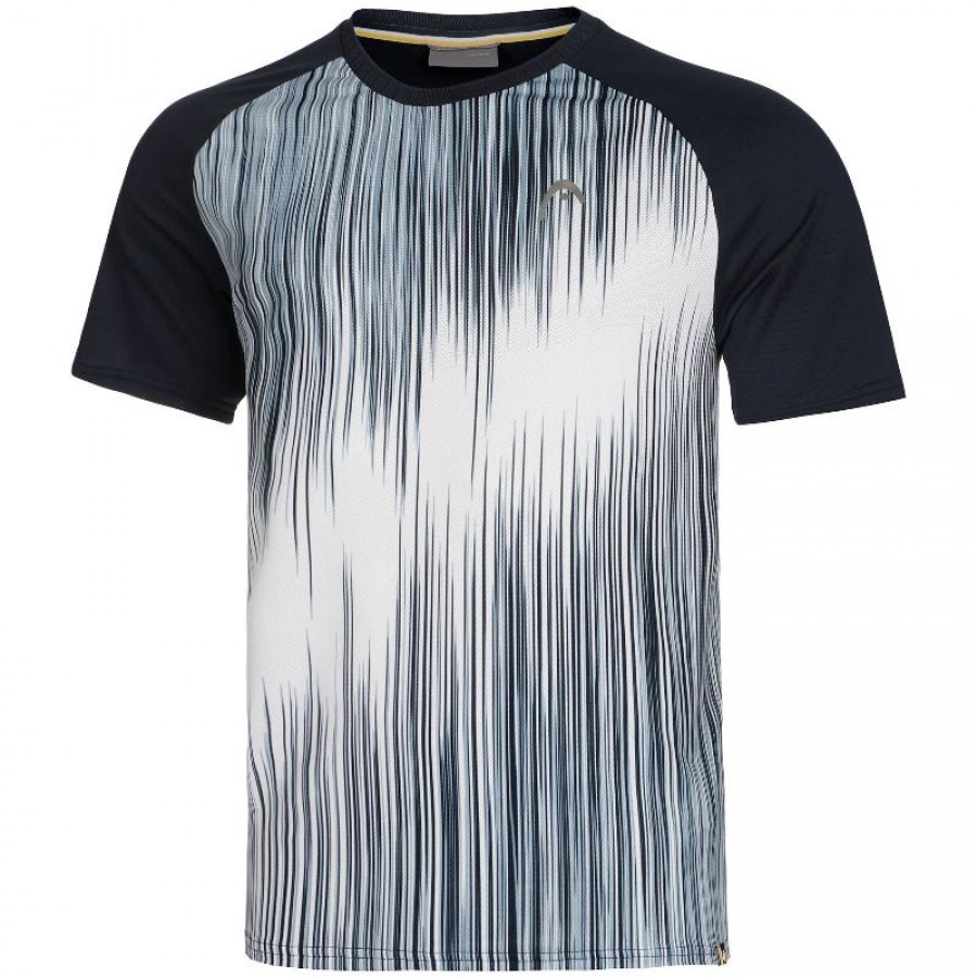 Camiseta Head Performance Azul Marino Stampa  Offerta + Economico