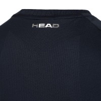 Camiseta Head Performance Azul Marino Stampa  Offerta + Economico