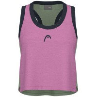 Camiseta Head Play Top Corto Rosa Verde Mujer  Offerta + Economico