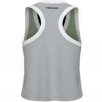 Camiseta Head Play Top Corto Verde Gris Mujer  Offerta + Economico