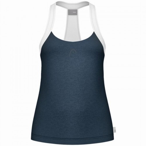 Head Play Tech Blu Navy Bianco Maglietta Donna